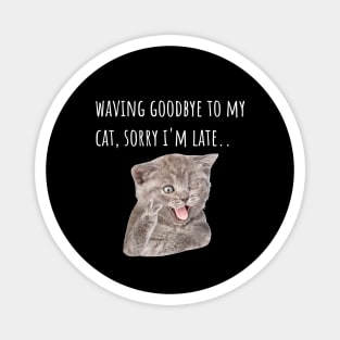 Funny Cat Indoors Magnet